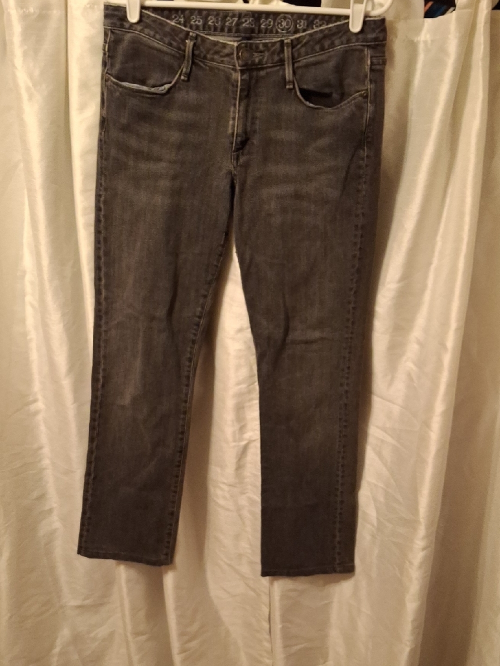 Earnest Sewn Gray Straight Jeans 30